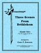THREE SCENES FROM BETHLEHEM BRASS TRIO cover